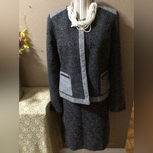 Liz Claiborne Gray Wool Blend SUIT